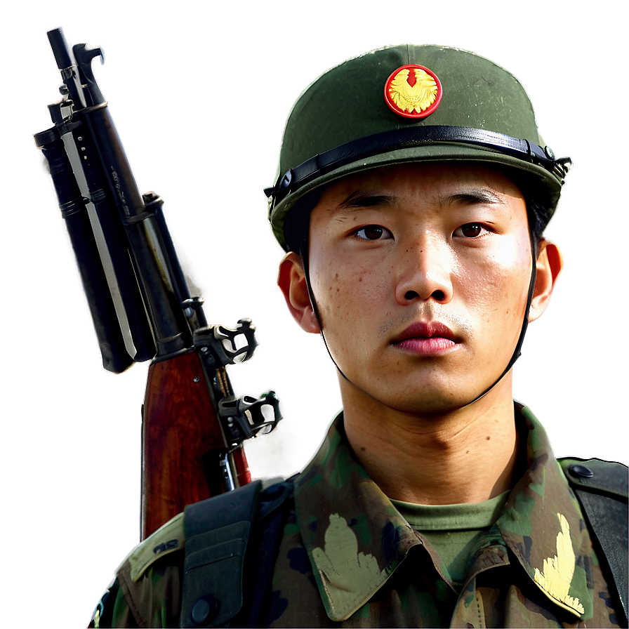 Korean People's Army Soldier Png Edx PNG Image