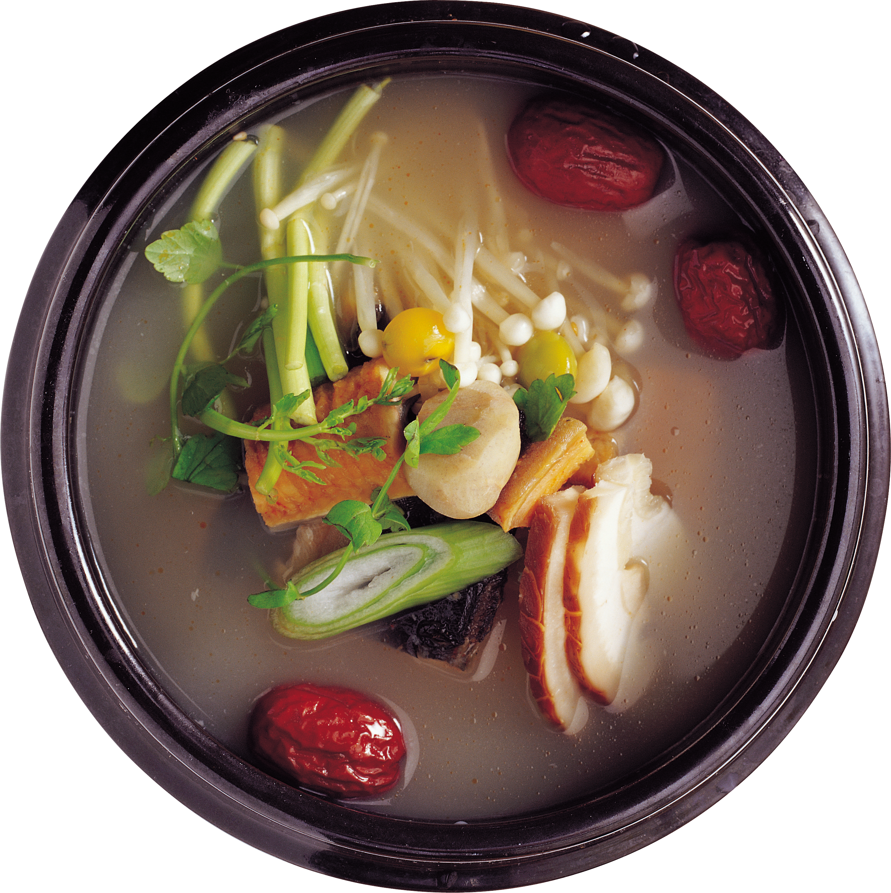 Korean Samgyetang Traditional Soup PNG Image