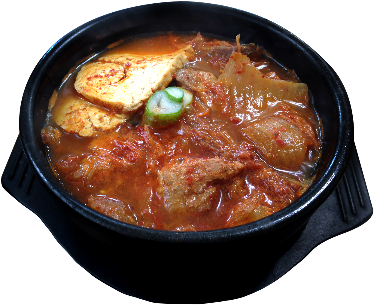 Korean Spicy Tofu Stew PNG Image