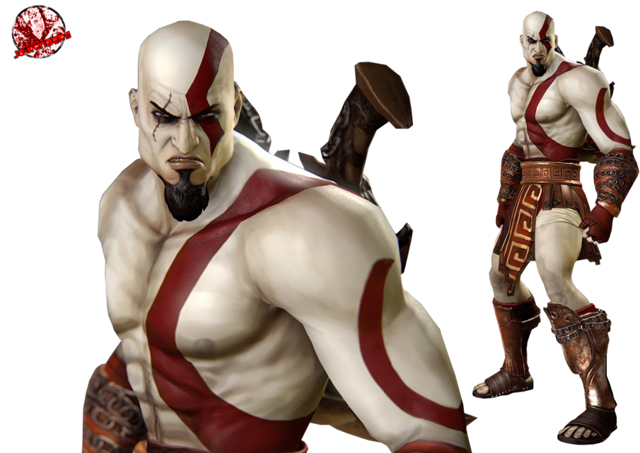 Kratos Godof War Figure PNG Image