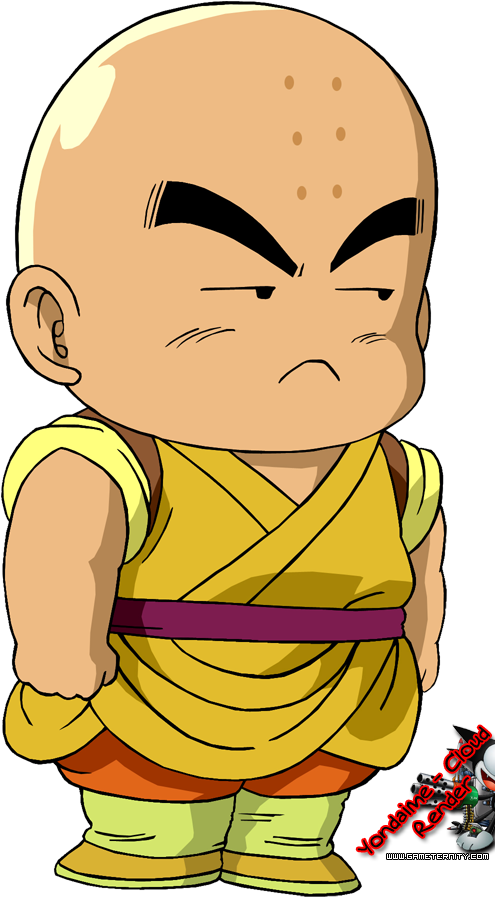 Krillin_ Animated_ Character_ Pose PNG Image