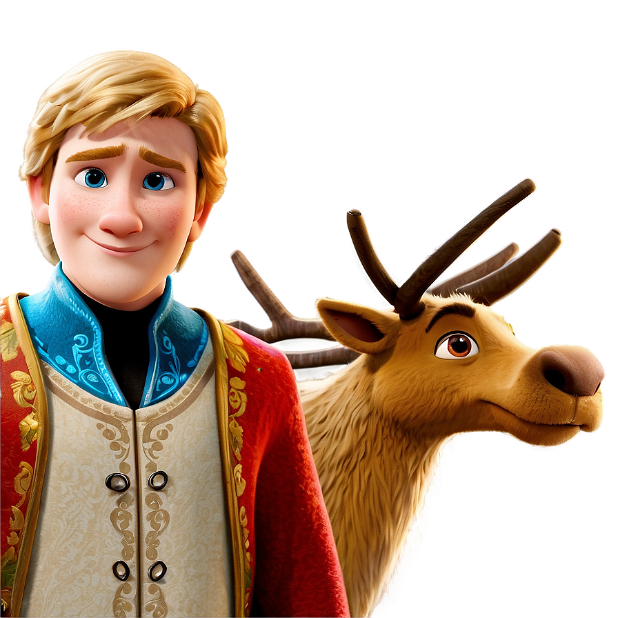 Kristoff And Sven Best Friends Png Fwp37 PNG Image