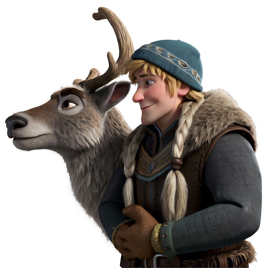 Kristoff And Sven Best Friends Png Wib PNG Image