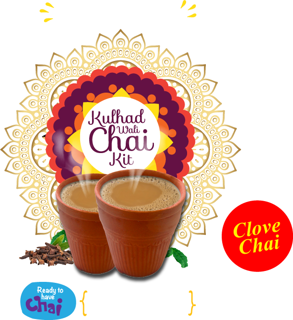 Kulhad Chai Kit Advertisement PNG Image