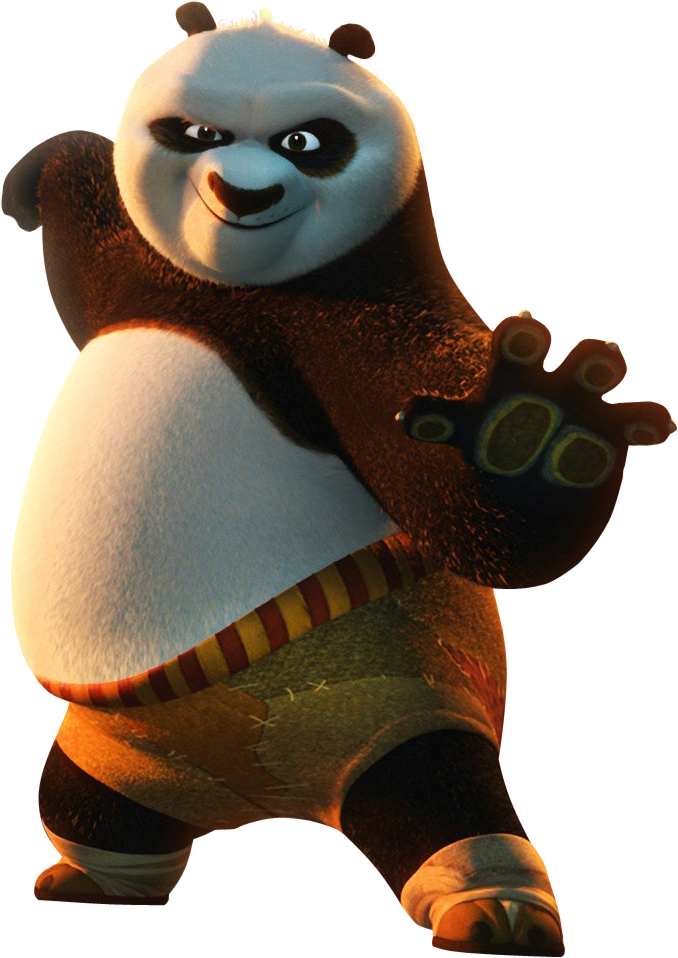 Kung Fu Panda Po Stance PNG Image