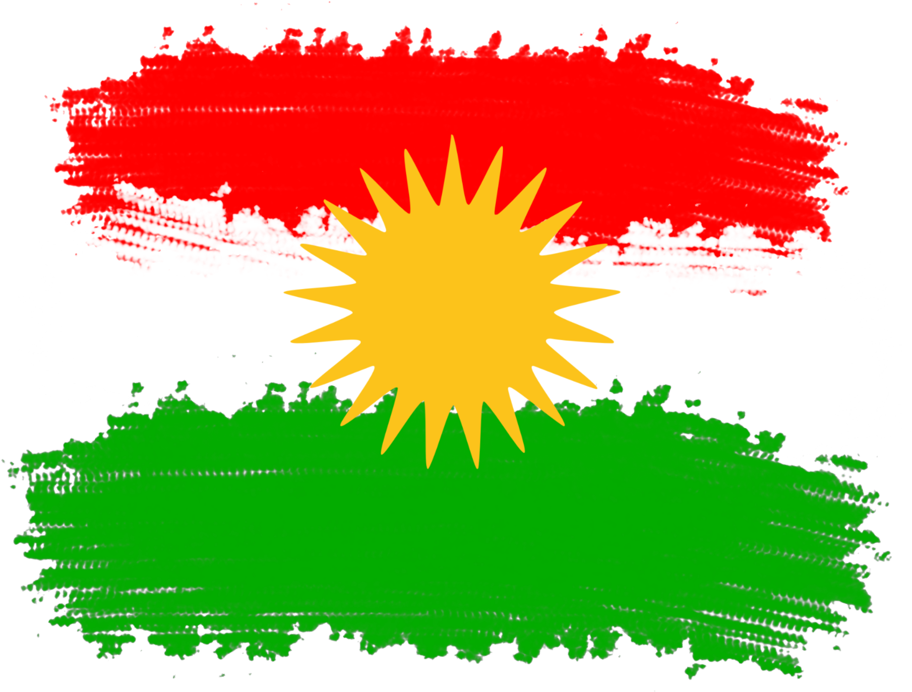 Kurdish_ Flag_ Grunge_ Style PNG Image