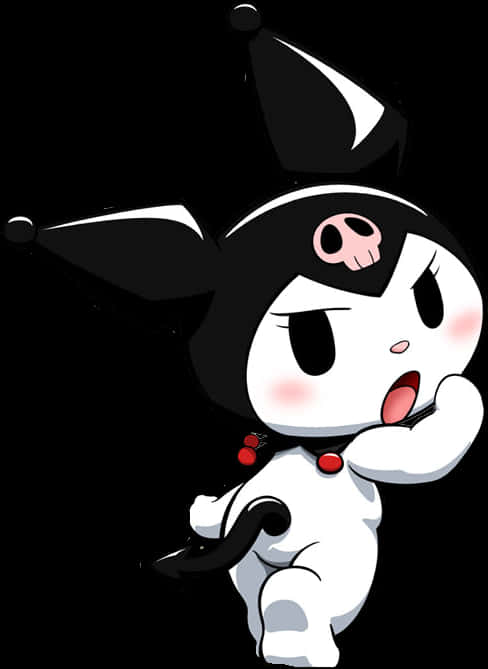 Kuromi Cartoon Character PNG Image