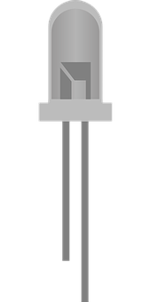 L E D Diode Silhouette PNG Image