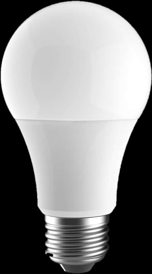 L E D Light Bulb Single Isolated PNG Image