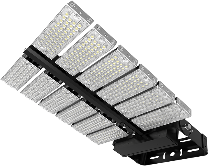 L E D Stadium Lighting Array PNG Image