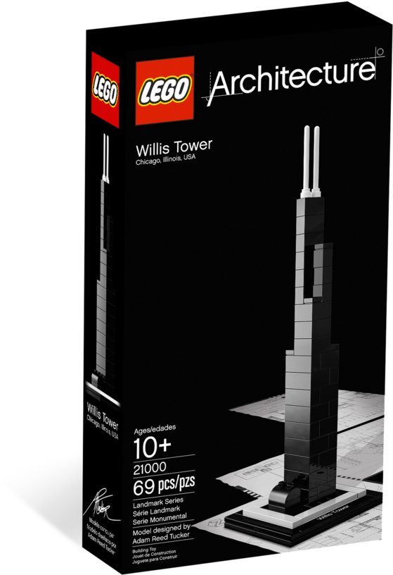 L E G O Architecture Willis Tower Set PNG Image