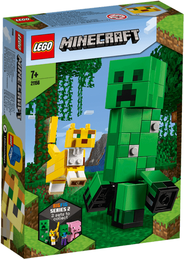 L E G O Minecraft Creeperand Ocelot Set PNG Image