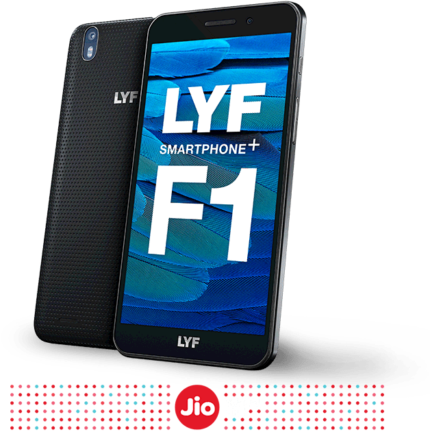 L Y F F1 Smartphone Jio Digital Life PNG Image