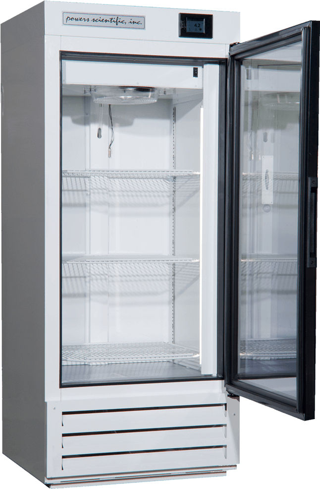 Laboratory Refrigerator Open Door PNG Image