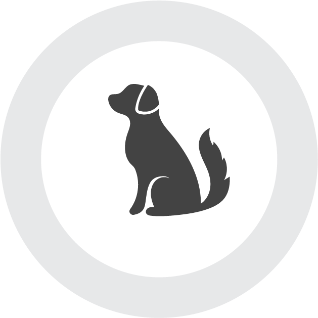 Labrador Silhouette Graphic PNG Image