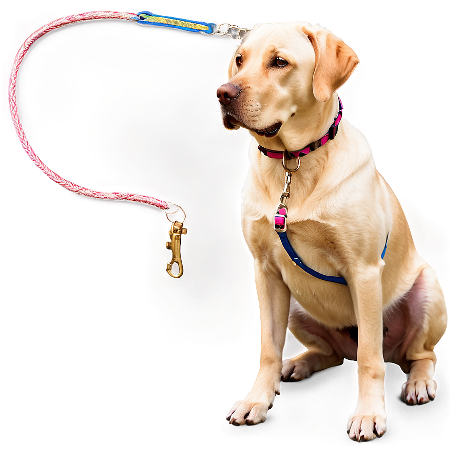 Labrador With Leash Png 06232024 PNG Image