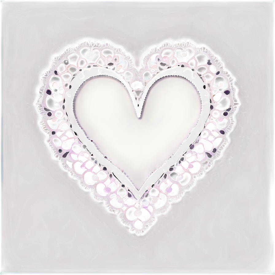 Lace Heart Clipart Elegance Png 05252024 PNG Image