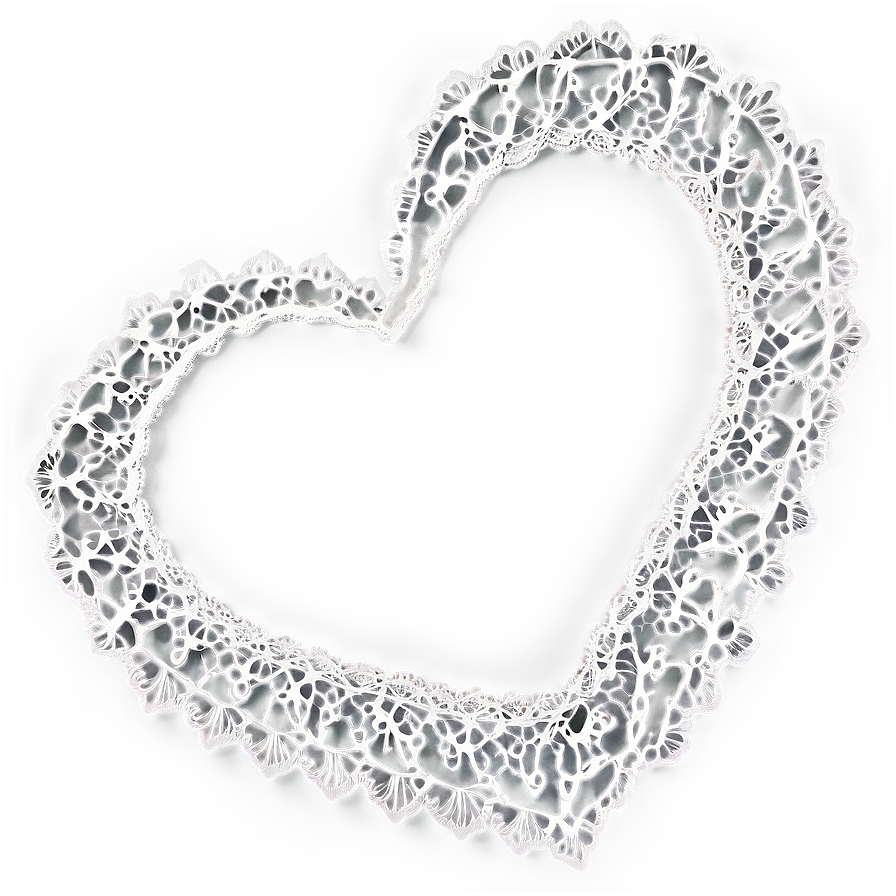 Lace Heart Pattern Png Gsb51 PNG Image