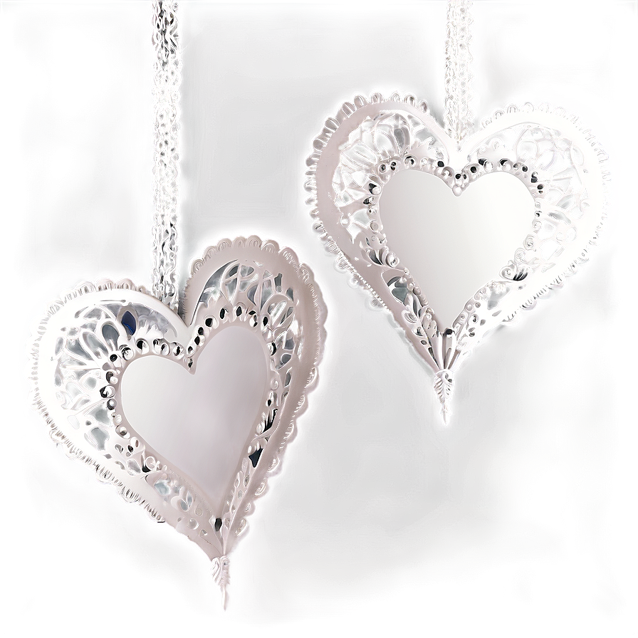 Lace Hearts Png Xuf PNG Image