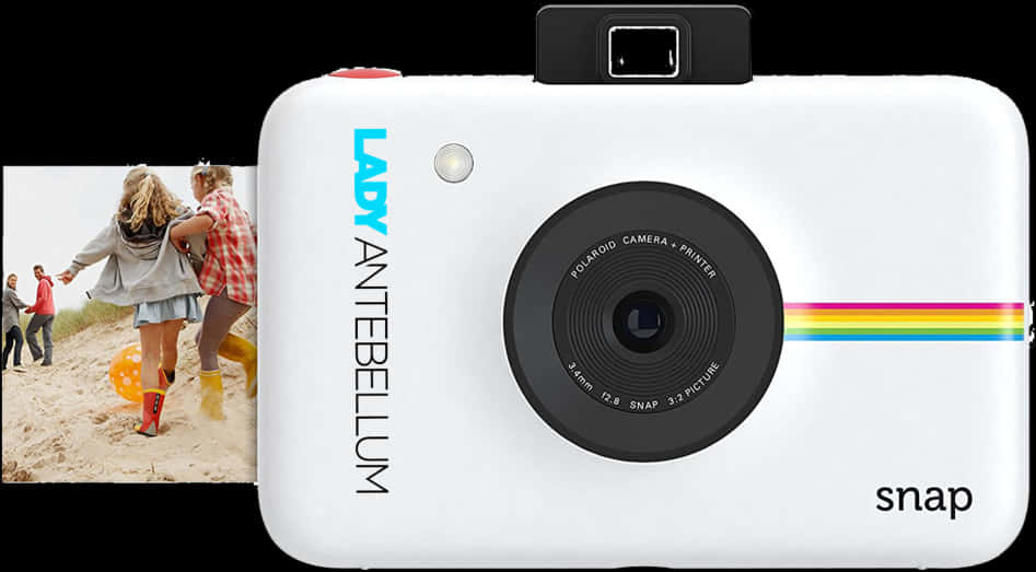 Lady Antebellum Polaroid Snap Camera PNG Image