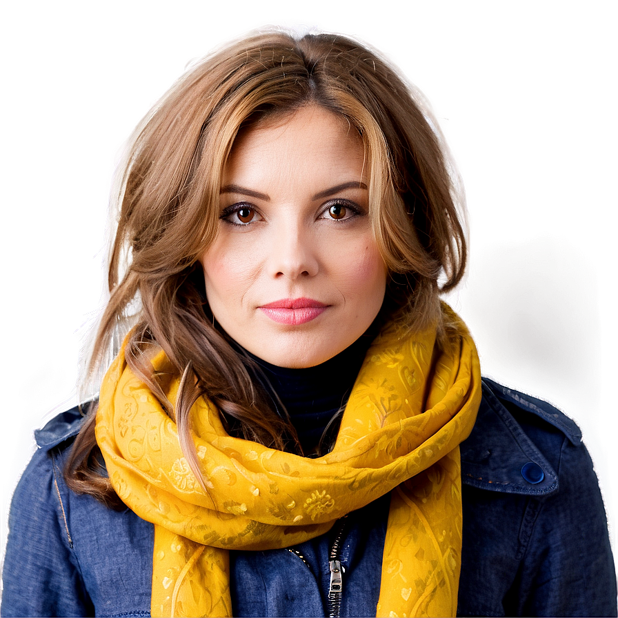 Lady With Scarf Png 60 PNG Image