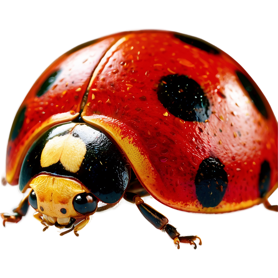 Ladybug Closeup Detail Png Lgh86 PNG Image