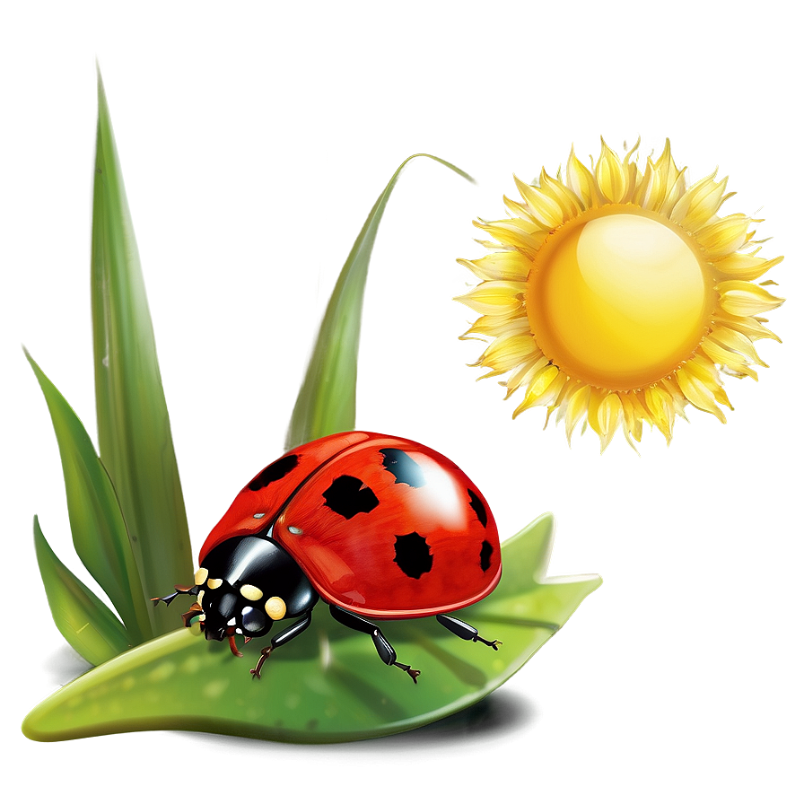 Ladybug In The Sun Png 32 PNG Image