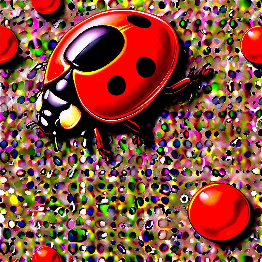 Ladybug With Dots Png 85 PNG Image