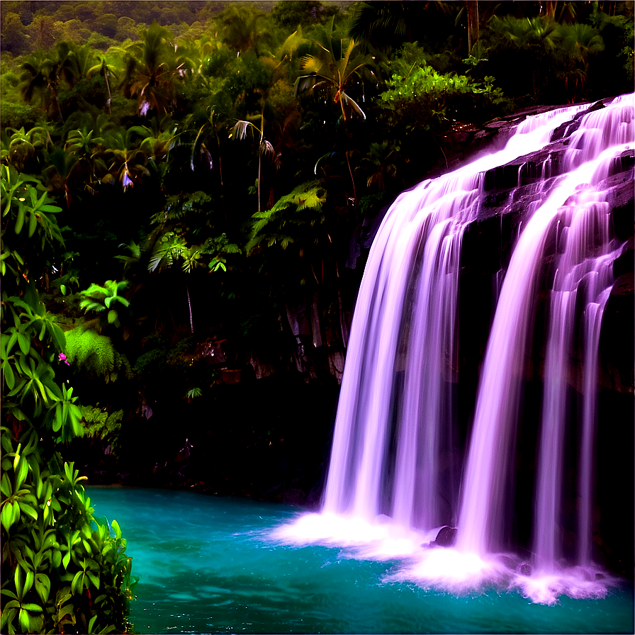 Lake Life Waterfall Exploration Png Ewt20 PNG Image