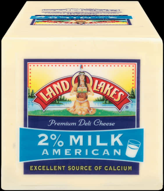 Land O Lakes American Cheese Package PNG Image