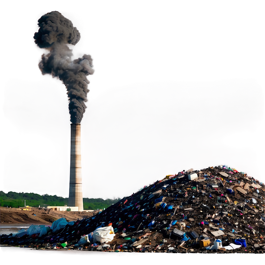 Landfill Pollution Scene Png 62 PNG Image