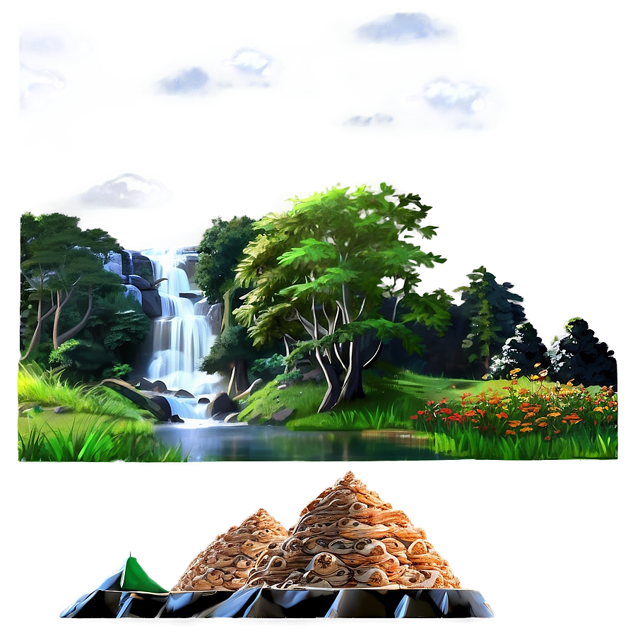 Landscape Art Png 84 PNG Image