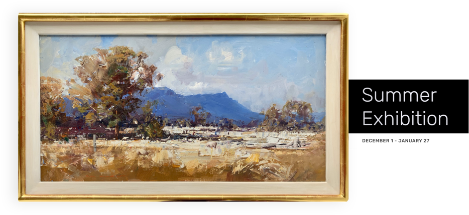 Landscape Painting Summer Exhibition PNG Image