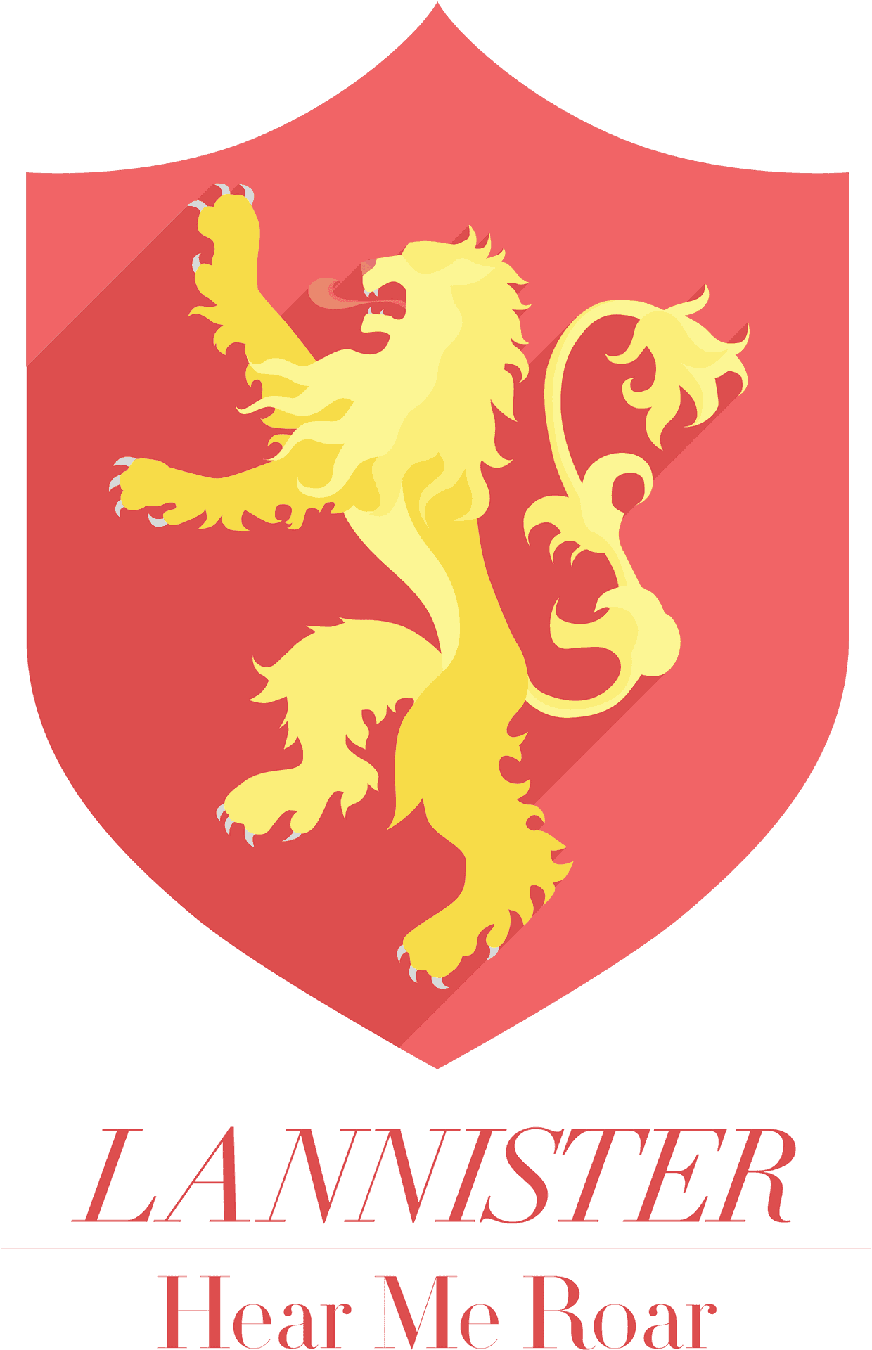 Lannister House Sigil Gameof Thrones PNG Image