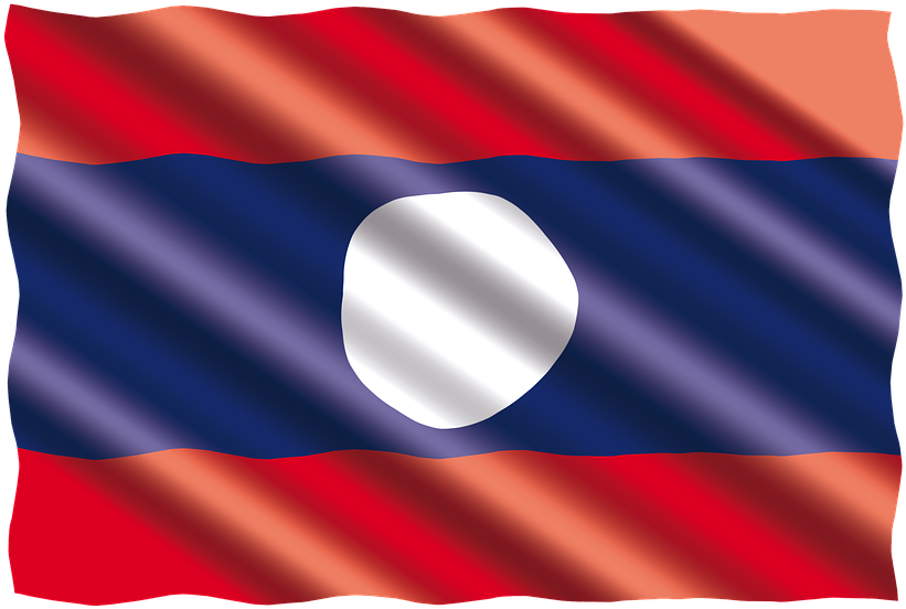 Lao_ Flag_ Waving PNG Image