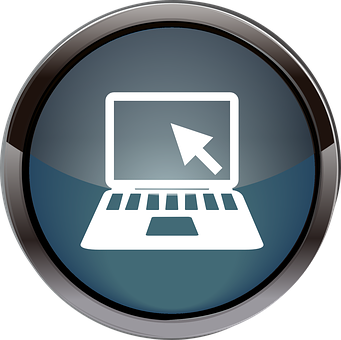 Laptop Cursor Icon PNG Image