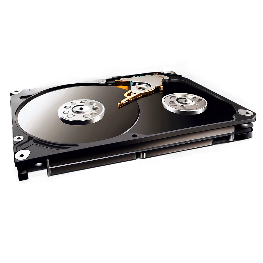 Laptop Hard Drive Art Png Amw24 PNG Image