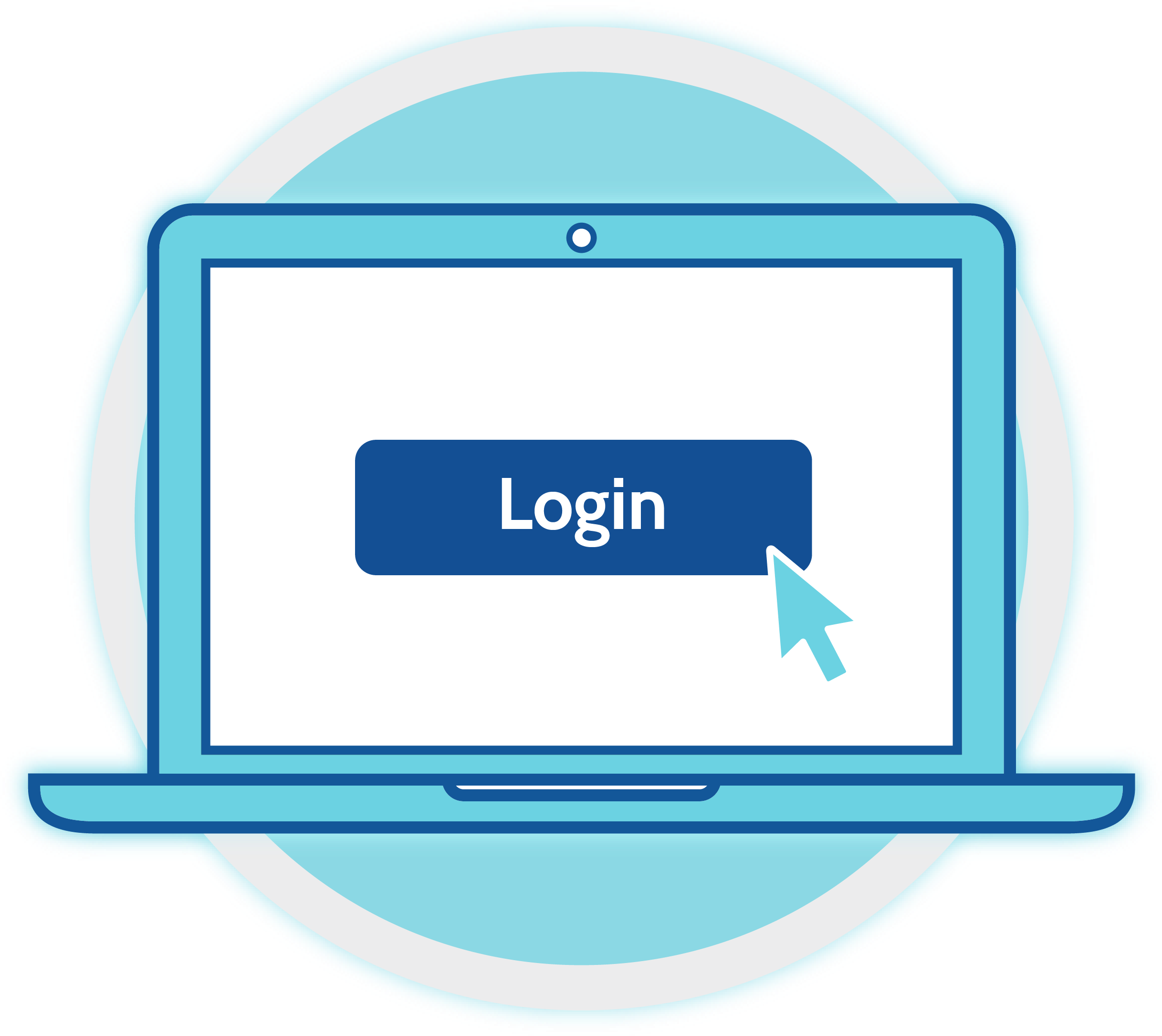 Laptop Login Screen Icon PNG Image