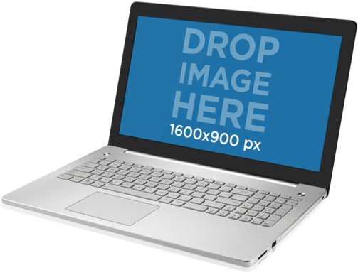 Laptop Mockup Template PNG Image