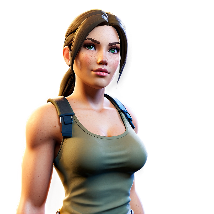 Lara Croft Fortnite Collaboration Skin Png Fqo29 PNG Image