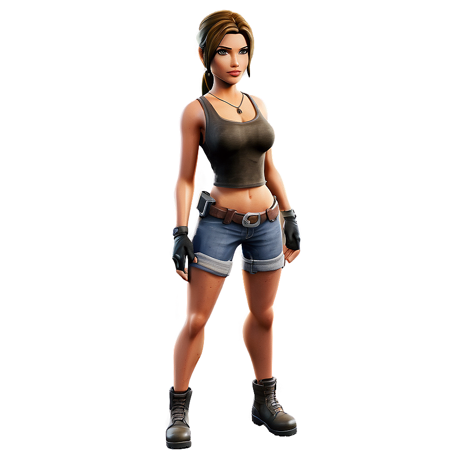 Lara Croft In Fortnite Outfit Png 26 PNG Image