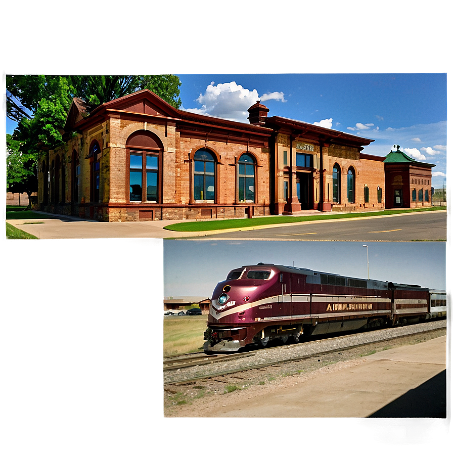 Laramie Wyoming Train Depot Png Wok PNG Image