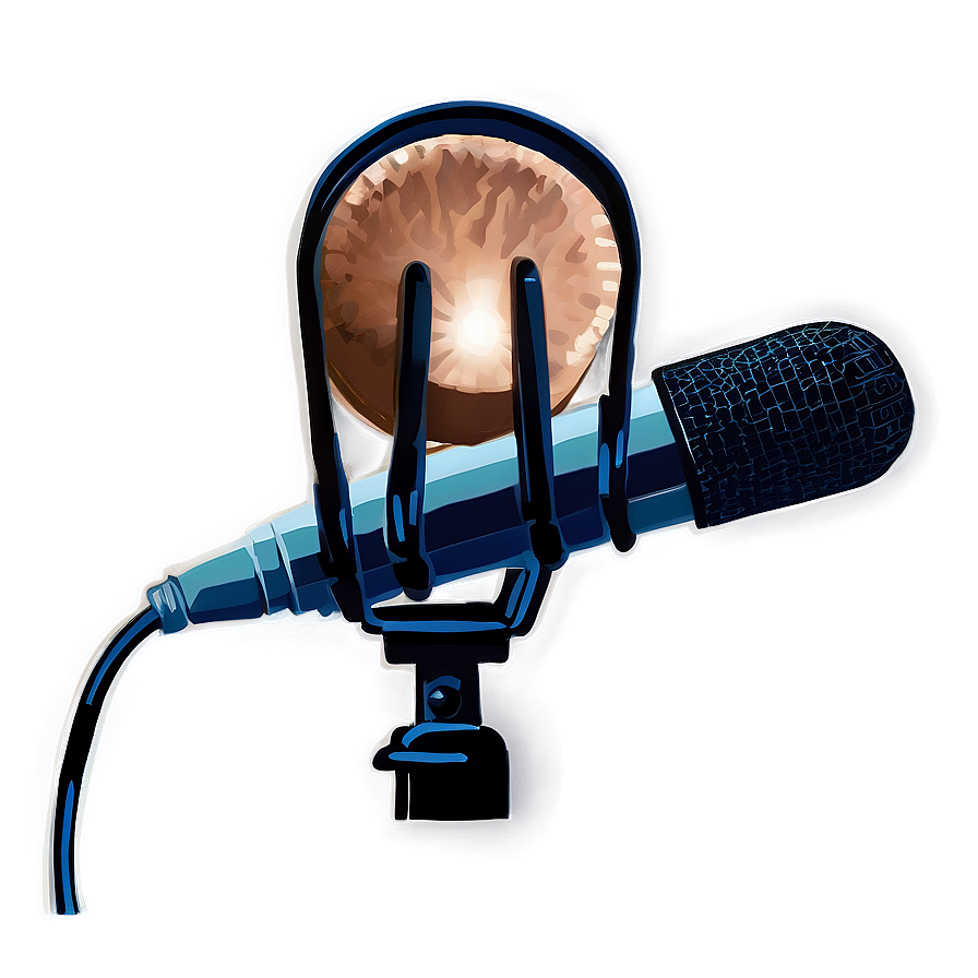 Large Diaphragm Podcast Mic Png 65 PNG Image