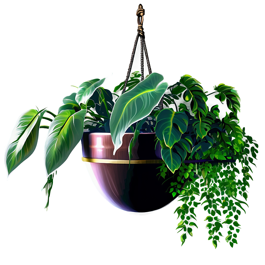 Large Hanging Plant Png Leb22 PNG Image