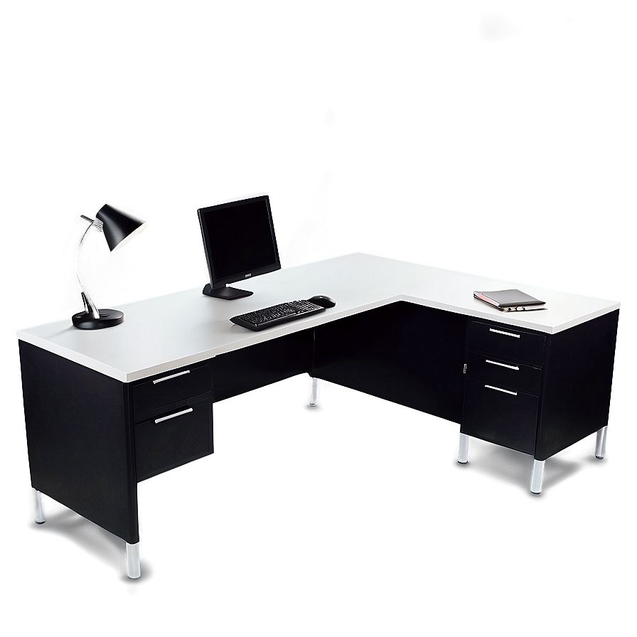 Large Office Desk Png Yvw31 PNG Image