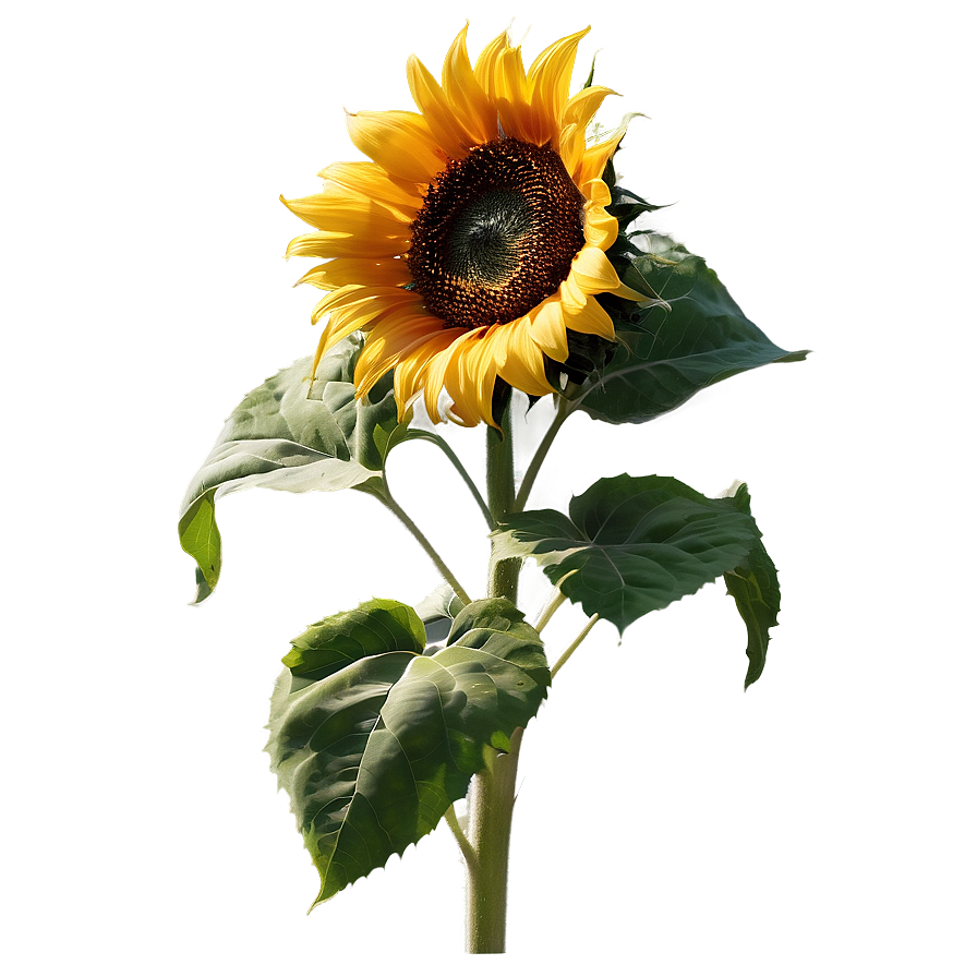 Large Sunflower Png Ski PNG Image