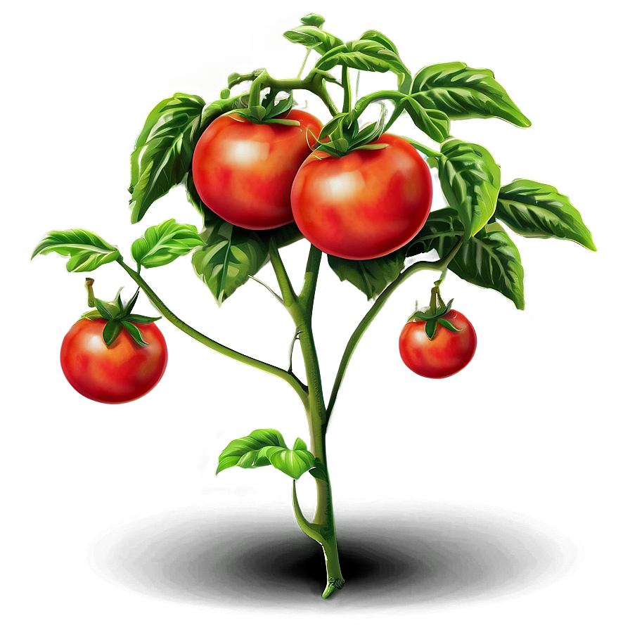 Large Tomato Plant Png Abr11 PNG Image