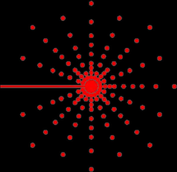 Laser Diffraction Pattern PNG Image