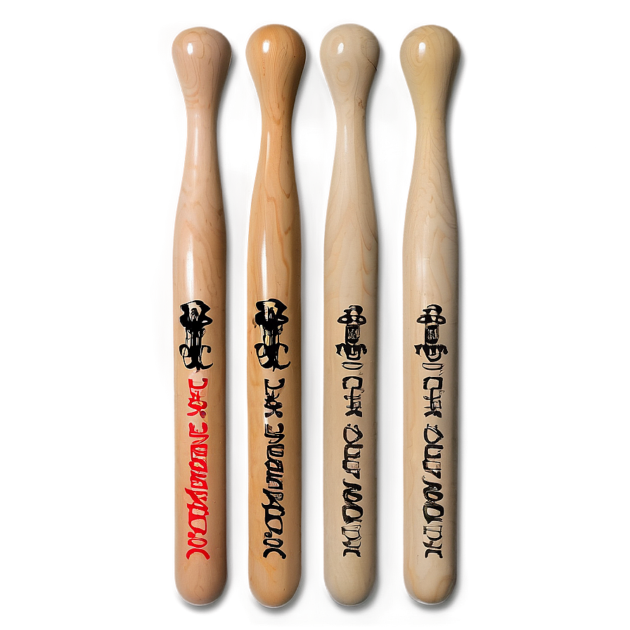 Laser Engraved Drumsticks Png Hxr64 PNG Image