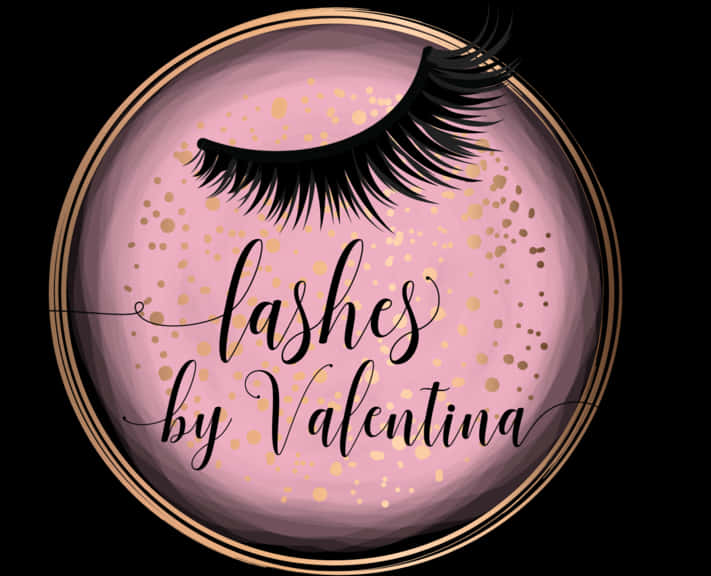 Lashes_by_ Valentina_ Branding PNG Image